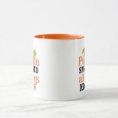 Pompoen Spice Alle dingen Leuke Wordart Herfst Mok (Midden)