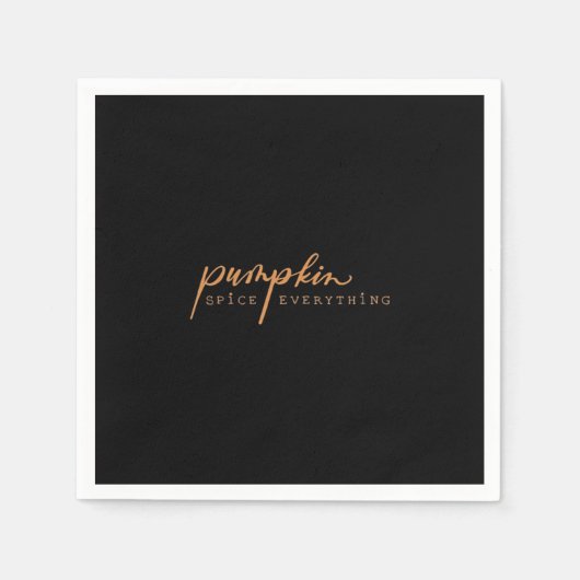 Pompoen Spice Alles Essentieel Grappig & Viral D Servet (Voorkant)