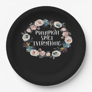 Pompoen Spice Alles Grappig Halloween Herfst Sayi Papieren Bordje