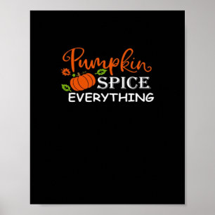 Pompoen Spice Alles Herfst Herfst Voor W Poster