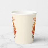 Pompoen Spice Alles - Laat & Herfst Bladerwerk Papieren Bekers (Rechts)