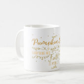 Pompoen Spice & Alles Leuke Herfst Koffie Thee Koffiemok (Voorkant links)