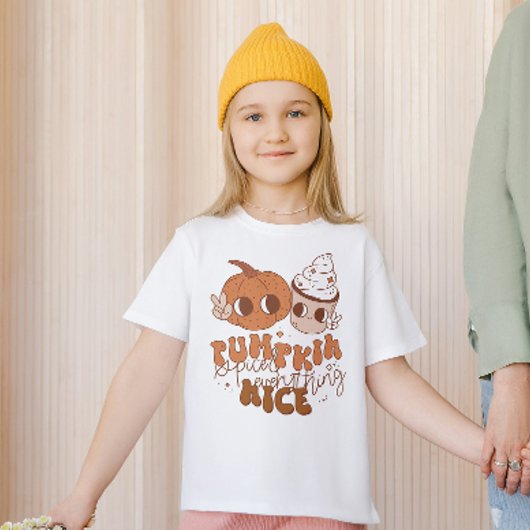 Pompoen Spice & Alles Mooi, Herfst Thanksgiving T-shirt