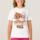 Pompoen Spice & Alles Mooi, Herfst Thanksgiving T-shirt (Voorkant)