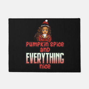 Pompoen Spice & Alles Mooi Zwart Meisje Magic S Deurmat