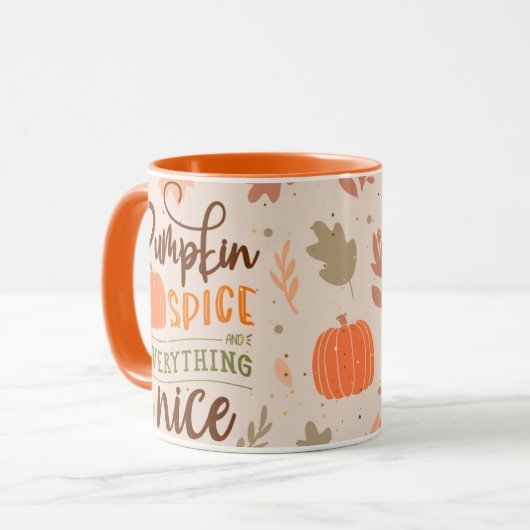 Pompoen Spice & Alles Mooie Herfst Mok (Voorkant links)