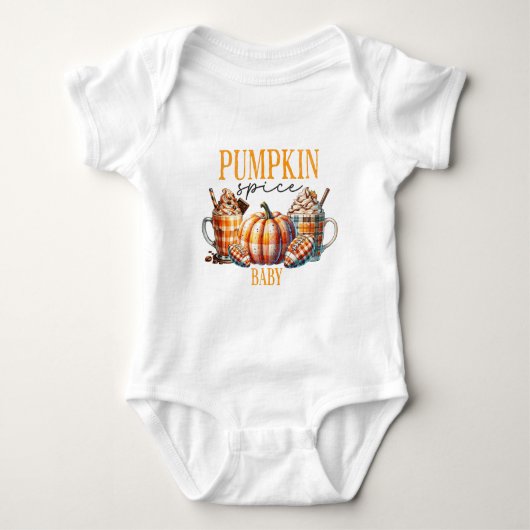 Pompoen Spice Baby - Herfst Romper (Voorkant)