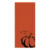 Pompoen Spice Bruiloft Menu (Achterkant)