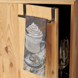 Pompoen Spice Bruin en Gouden Keukenhanddoek