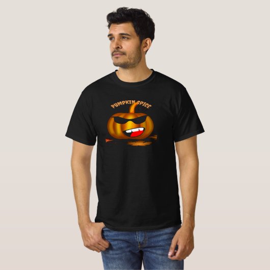 pompoen Spice Carving T-shirt (Voorkant volledig)