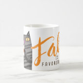 Pompoen Spice Cat Thanksgiving Herfst Decor Koffiemok (Center)