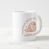 Pompoen Spice Cinnamon Rolls Grote Koffiekop (Voorkant rechts)