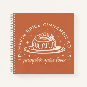 Pompoen Spice Cinnamon Rolls Notitieboek