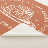 Pompoen Spice Cinnamon Rolls Sherpa Deken (3/4)