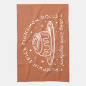 Pompoen Spice Cinnamon Rolls Theedoek (Verticaal)