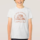 Pompoen Spice Cinnamon Rolls Tri-Blend Shirt (Voorkant)