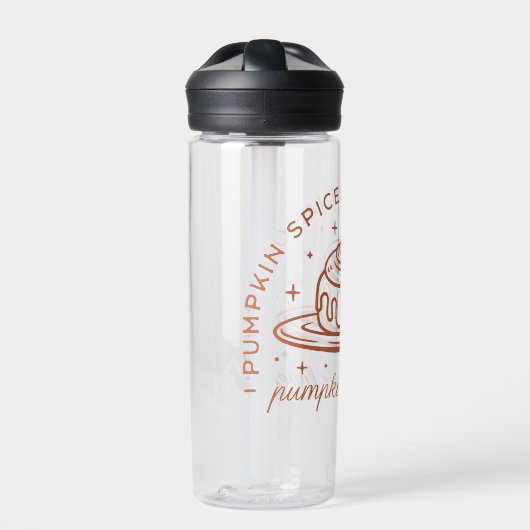 Pompoen Spice Cinnamon Rolls Waterfles (Voorkant)