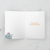 Pompoen Spice Colonoscopy Halloween Kaart (Binnen)