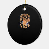 Pompoen Spice en alles leuke slogan Basic Keramisch Ornament (Links)
