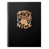 Pompoen Spice en alles leuke slogan Basic Notitieboek (Voorkant)