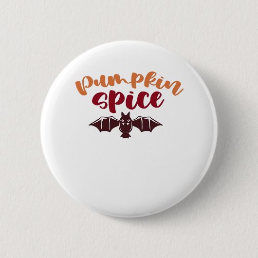 Pompoen Spice en alles Leuke virale slogan & Q Ronde Button 5,7 Cm (Voorkant)