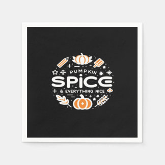 Pompoen Spice en alles mooi - Autumn Quote & Servet