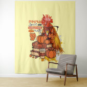 Pompoen Spice en alles Mooie Herfst Chicken Vib Wandkleed (In situ)