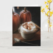 Pompoen Spice en alles Mooie Verjaardag Kaart (Gele Bloem)