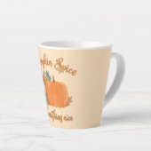 Pompoen Spice en alles Mooie Waterverf Herfst Latte Mok (Rechterhoek)