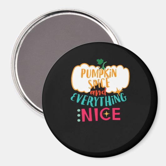 Pompoen Spice en alles wat leuk is liefde herfst f Magneet (Voorkant / Achterkant)