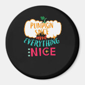 Pompoen Spice en alles wat leuk is liefde herfst f Magneet (Voorkant)