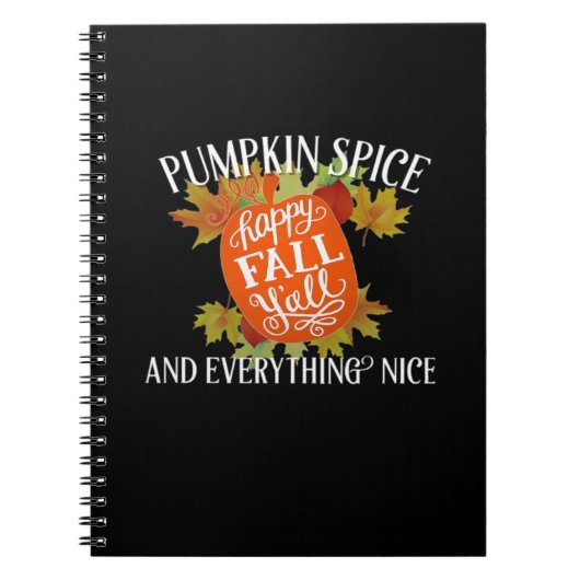 Pompoen Spice en alles wat leuke Herfst Classic Notitieboek (Voorkant)