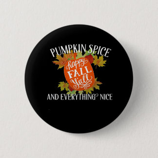 Pompoen Spice en alles wat leuke Herfst Classic Ronde Button 5,7 Cm