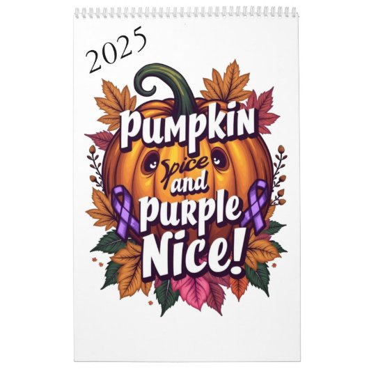 Pompoen Spice en Paarse Nice: Grappige Herfst Awar Kalender (Hoes)