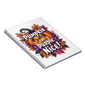 Pompoen Spice en Paarse Nice: Grappige Herfst Awar Notitieboek (Rechterzijde)