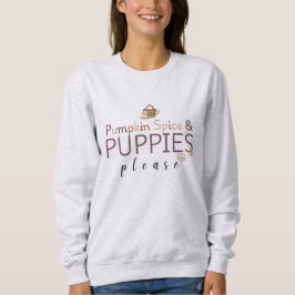 Pompoen Spice en Puppie Please Herfst Lovers Trui