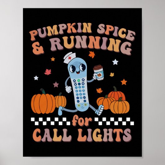 Pompoen Spice en Running voor Call Lights ER Verpl Poster (Voorkant)