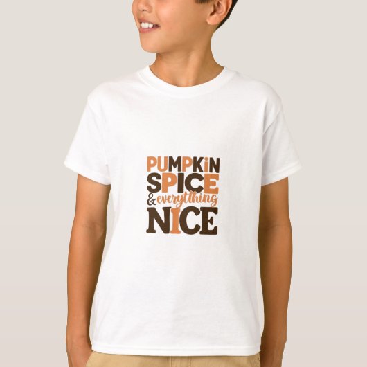 Pompoen Spice & Everything Leuk De Goede Herfst De T-shirt (Voorkant)