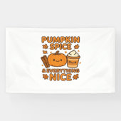 Pompoen Spice & Everything Nice – Gezellige Herfst Spandoek (Horizontaal)