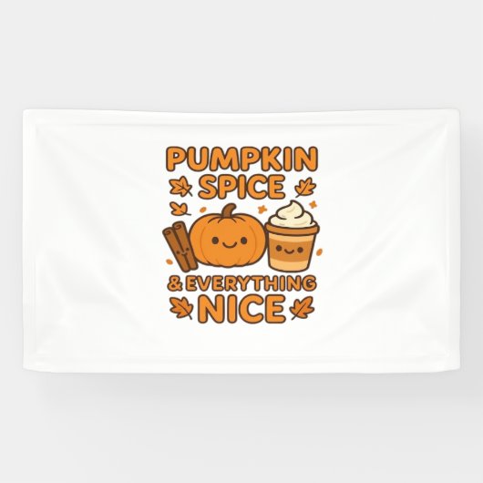 Pompoen Spice & Everything Nice – Gezellige Herfst Spandoek (Horizontaal)