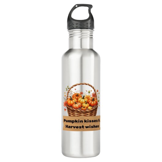 Pompoen Spice & Everything Nice – Gezellige Herfst Waterfles (Voorkant)
