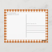 Pompoen Spice & Everything Nice – Herfst Baby show Briefkaart (Achterkant)