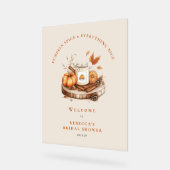 Pompoen Spice & Everything Nice – Herfst Foam Boar Acryl Bord (Hoek)