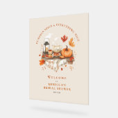Pompoen Spice & Everything Nice – Herfst Foam Boar Acryl Bord (Hoek)