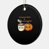 Pompoen Spice & Everything Nice - Herfst Herfst Keramisch Ornament (Links)