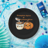 Pompoen Spice & Everything Nice - Herfst Herfst Papieren Bordje (Feest)