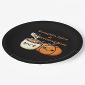 Pompoen Spice & Everything Nice - Herfst Herfst Papieren Bordje (Gekanteld)