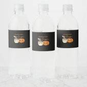 Pompoen Spice & Everything Nice - Herfst Herfst Waterfles Etiket (Flessen)
