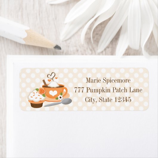 Pompoen Spice Fall Bruiloft Douche Etiket (Insitu)