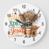 Pompoen Spice... Grote Klok (Voorkant)